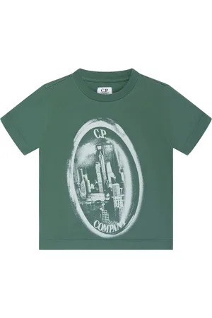 C.P. Company Playera con logo estampado