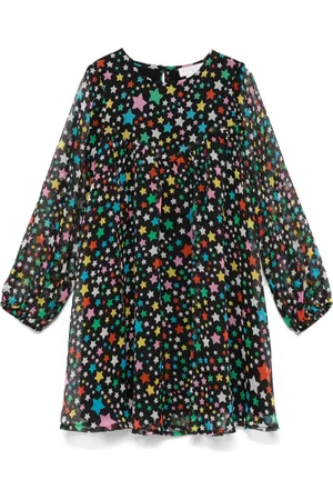 Stella McCartney Vestido con estrellas estampadas