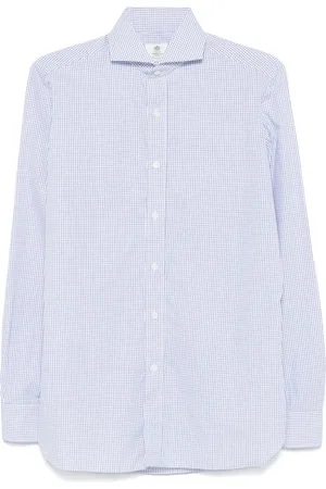 LUIGI BORRELLI NAPOLI Camisa con cuadros estampados