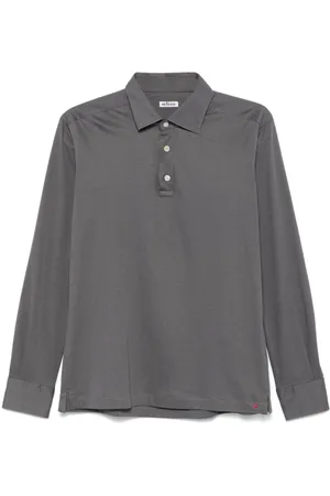 Kiton Playera tipo polo de tejido jersey