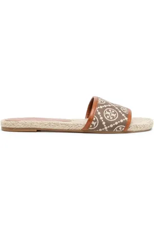 Tory Burch Sandalias con monograma bordado