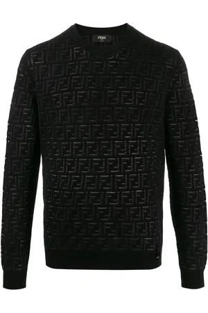Fendi Suéter con cuello redondo y motivo FF
