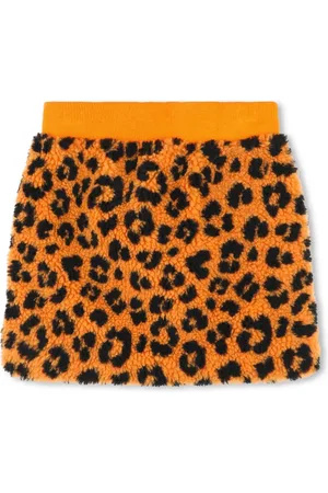Kenzo Falda texturizada con estampado de leopardo