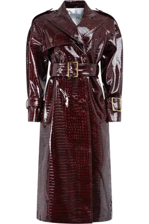 Rowen Rose Gabardina con efecto de vinilo