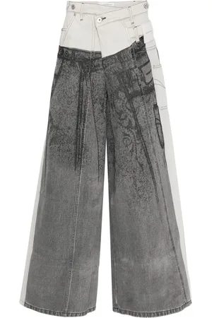 Feng Chen Wang Jeans con estampado gráfico