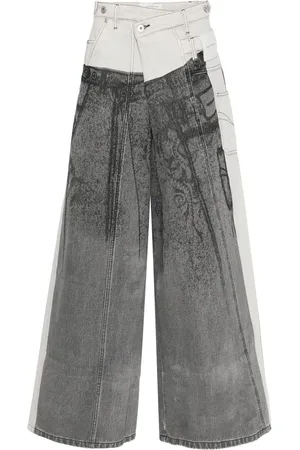 Feng Chen Wang Jeans con estampado gráfico