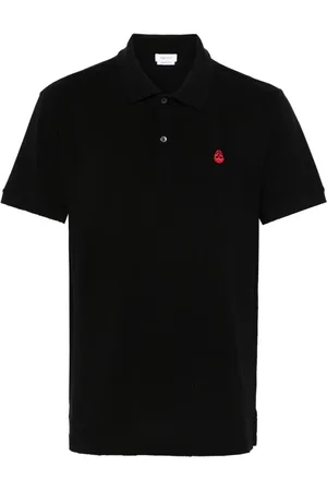Alexander McQueen Playera tipo polo con motivo Skull