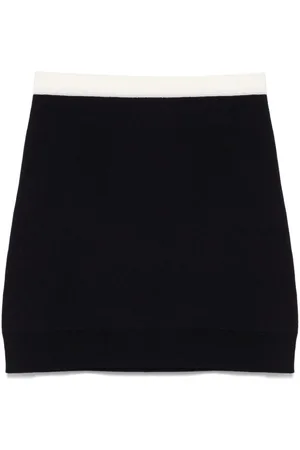 Claudie Pierlot Falda corta con diseño tejido