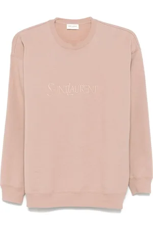 Saint Laurent Sudadera con logo bordado