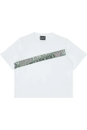 Emporio Armani Playera con logo estampado