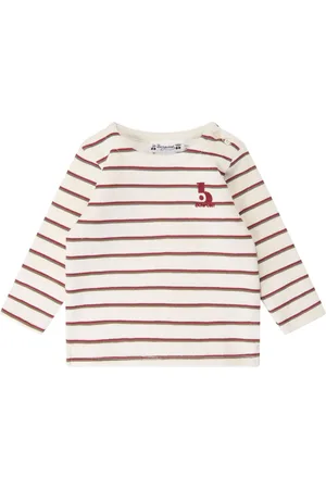 BONPOINT Playera con motivo de rayas
