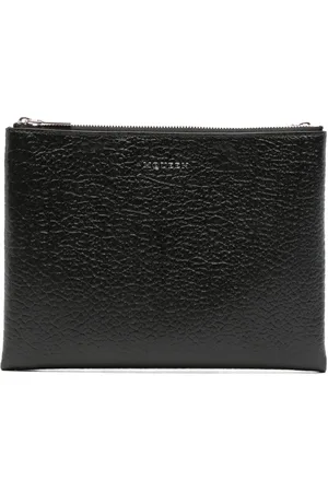 Alexander McQueen Bolsa de mano con placa del logo