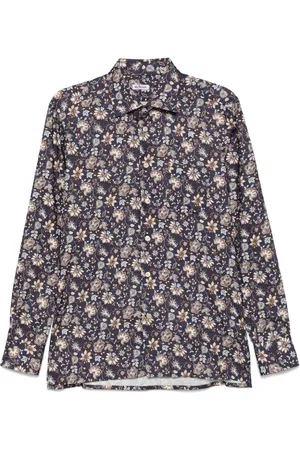 Kiton Camisa con estampado floral