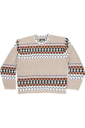 STUSSY Crew-neck jacquard jumper