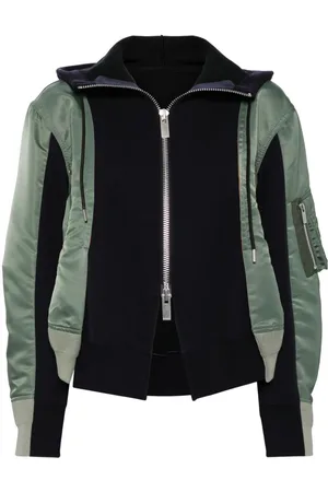SACAI Chamarra bomber con paneles