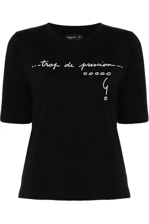 AGNÈS B. Playera estampada