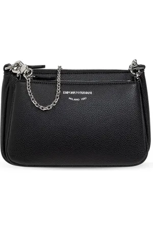 Emporio Armani Bolsa crossbody mini con ciervo estampado