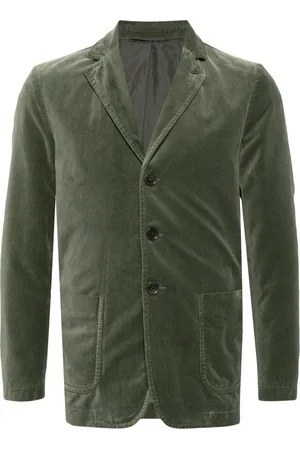 Aspesi Blazer de terciopelo con botones