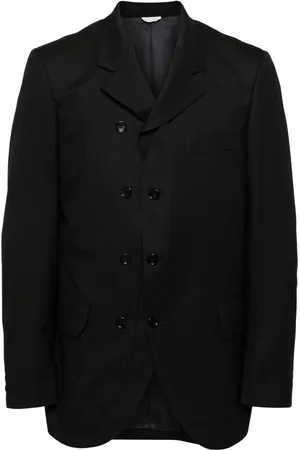 Comme des Garçons Blazer con motivo de cuadros de ajedrez mini