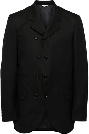 Comme des Garçons Blazer con motivo de cuadros de ajedrez mini