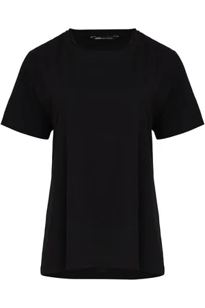 Uma Raquel Davidowicz Playera con detalle de abertura