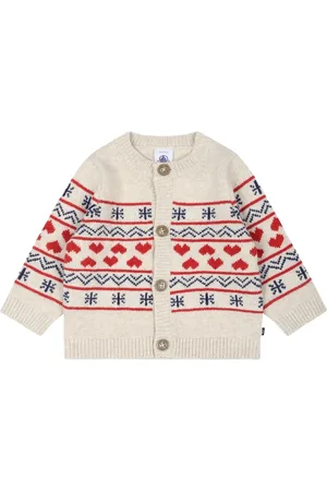 Petit Bateau Cárdigan en jacquard