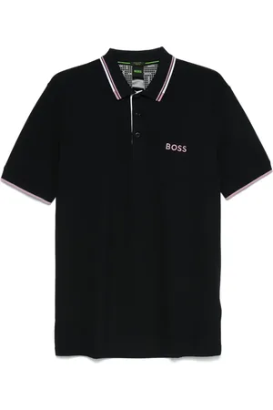 HUGO BOSS Playera tipo polo con logo bordado
