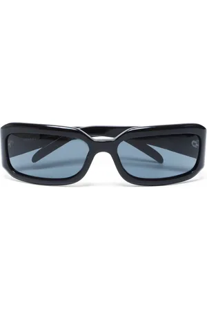 CHANEL Lentes de sol sin armazón rectangular 2000