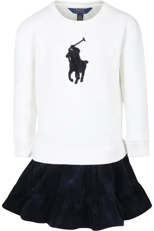 Ralph Lauren Vestido con aplique del logo
