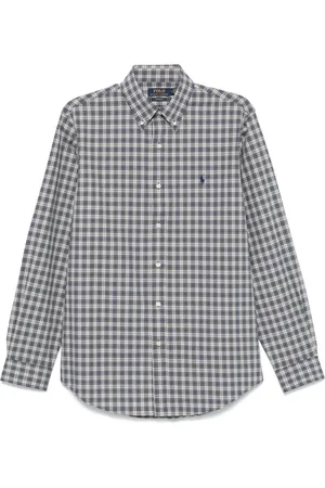 Ralph Lauren Camisa de popelina con motivo de cuadros