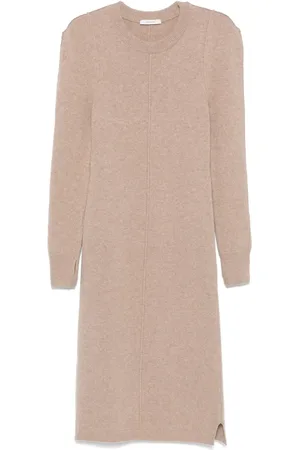 LEMAIRE Vestido midi con cuello redondo