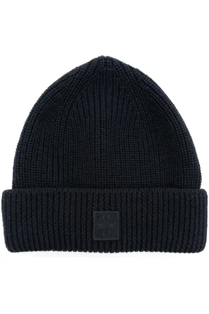 Jacob Cohen Gorro tejido con parche del logo