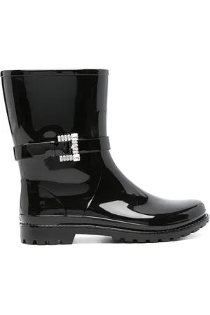 Sergio Rossi Botines con detalles de cristal