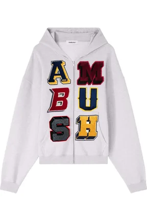AMBUSH Hoodie con cierre y parche del logo