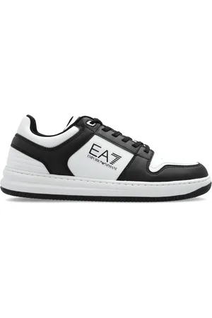 EA7 Tenis con logo estampado y agujetas