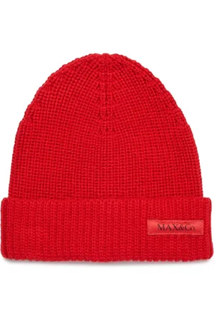 MAX&Co. Kids Gorro tejido con parche del logo