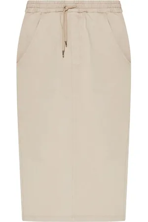 Marant Etoile Falda midi con cordones en la pretina