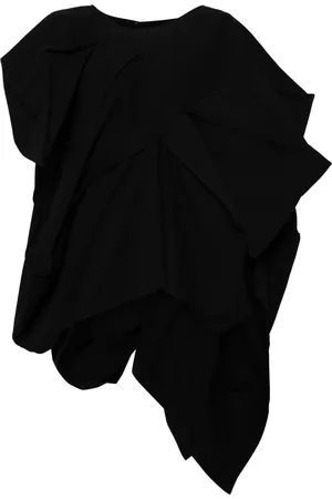 YOHJI YAMAMOTO Falda asimétrica con diseño drapeado