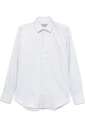CANALI Camisa con estampado geométrico