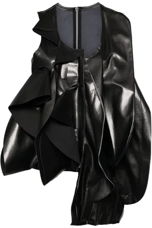 Comme des Garçons Top con detalle plisado