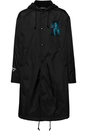 UNDERCOVER Parka con capucha y estampado gráfico