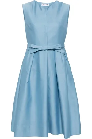 DICE KAYEK Vestido midi de satén sin mangas