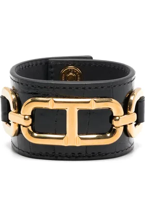 Tom Ford Pulsera con placa del logo