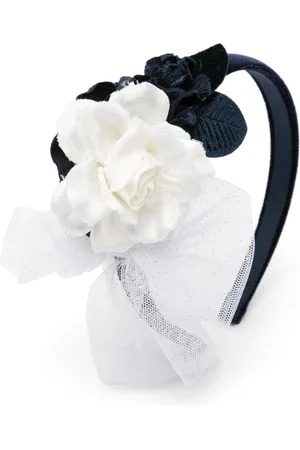 MONNALISA Banda para el cabello con aplique floral