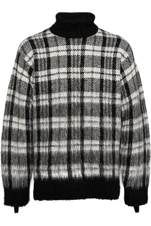 Helmut Lang Suéter con cuello de tortuga y efecto cepillado