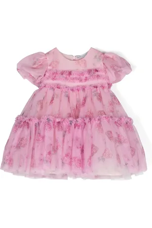 MONNALISA Vestido estampado con volantes