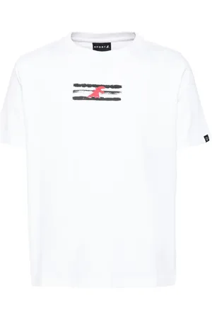 AGNÈS B. Playera con logo estampado