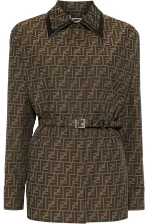 Fendi Chamarra con logo FF
