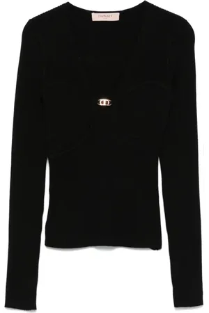 Twin-Set Top con placa Oval T