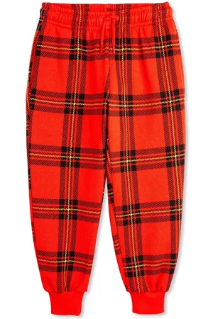 Mini Rodini Pants con cuadros estampados